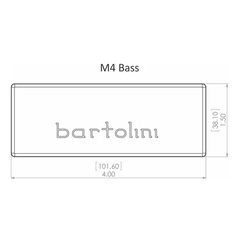 CAPTADOR BARTOLINI SOAP BAR 5 CORDAS DUAL COIL 72M45C-T - comprar online