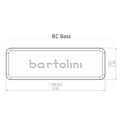 CAPTADOR BARTOLINI SOAP BAR 4 CORDAS DUAL COIL BC4C-B - comprar online