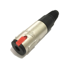 PLUG P10 FEMEA P/LINHA C/TRAVA SANTO ANGELO