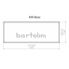 CAPTADOR BARTOLINI 5 CORDAS SOAPBAR DUAL COIL 72M45C-B - comprar online