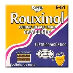 E51 ENCORDOAMENTO ROUXINOL P/ CAVACO C/BOLINHA+PALHETA