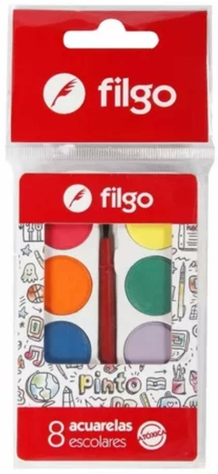 ACUARELA FILGO x 8 colores