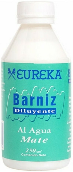 BARNIZ DILUYENTE AL AGUA MATE EUREKA 250 cm3