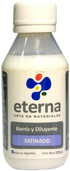 BARNIZ Y DILUYENTE SATINADO ETERNA x 125 ml