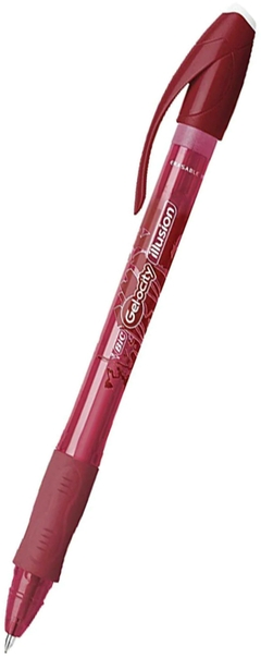 BOLIGRAFO ROLLER GEL-OCITY BORRABLE BIC ILLUSION ROJO