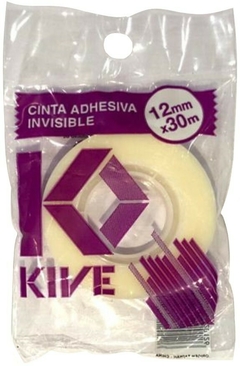 CINTA ADHESIVA INVISIBLE KIVE 12 mm x 30 m