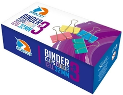 BINDER CLIPS EZCO COLOR 32 mm N°3 x 12 unidades - comprar online