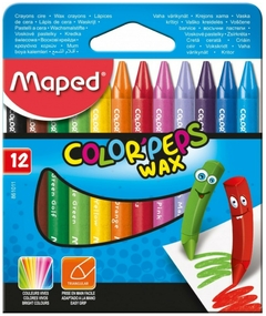 CRAYONES MAPED COLORPEPS x 12