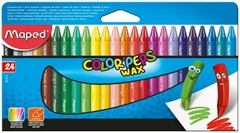 CRAYONES MAPED COLORPEPS x 24 COLORES - comprar online