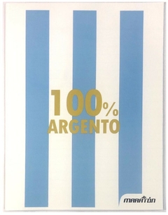 CUADERNO MARATÓN ARGENTINA 16 x 21 cm TAPAS FLEXIBLES 48 HOJAS RAYADO en internet