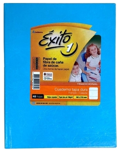 CUADERNO ÉXITO FORRADO 16 cm x 21 cm TAPAS DURAS 48 HOJAS RAYADO - comprar online