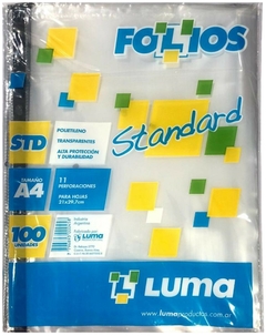 Folio Luma A4 standard x 100 u