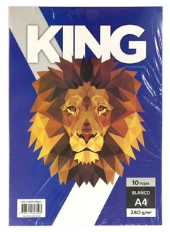 PACK x 10 Hojas PAPEL OBRA KING A4 240g