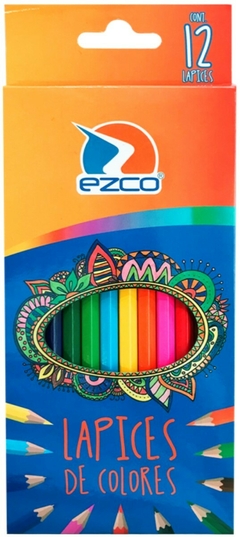 Lapices Largos de colores Ezco x12 - comprar online