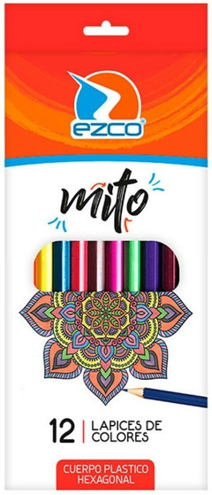 Lapices Largos de color Ezco Mito x12 - comprar online