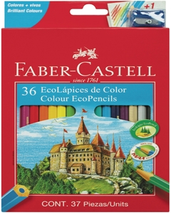 Lápices De Color Faber Castell x36 + 1 Sacapuntas