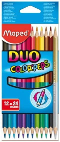 Lápices de Colores Maped Duo x12 / 24 Colores