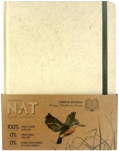 Cuaderno Libreta Ledesma NAT Rayada 159x210mm 80 hojas