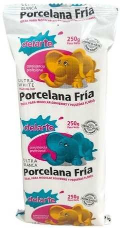 Porcelana Fría Blanca Delarte x 250 g