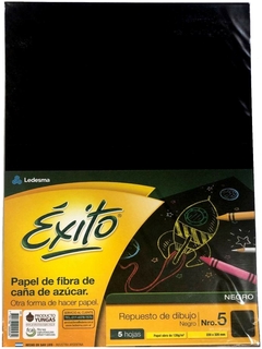 REPUESTO DE DIBUJO ÉXITO N°5 NEGRO x 5 Hojas