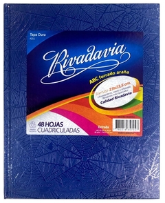 CUADERNO RIVADAVIA ARAÑA N°3 48 HOJAS CUADRICULADO