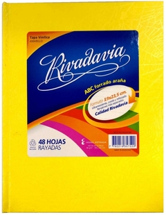 CUADERNO N°3 FORRADO ARAÑA RIVADAVIA x 48 Hojas Rayadas en internet