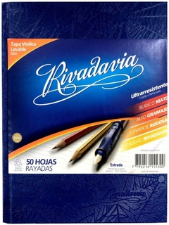 CUADERNO RIVADAVIA FORRADO ARAÑA 16 x 21 cm 50 Hojas Rayadas - comprar online