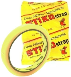 Cinta Adhesiva Transparente Stiko Strap 12mm x 60mts - comprar online