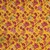 Tecido Chita Floral Fundo Amarelo P - 0,5m x 1,40m