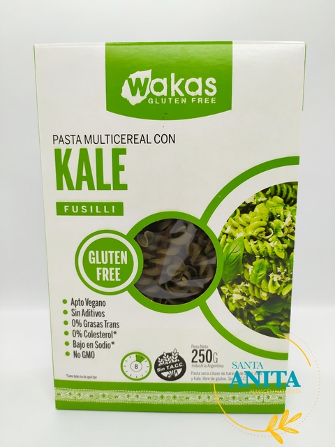 Wakas - Pasta multicereal con Kale - 250g