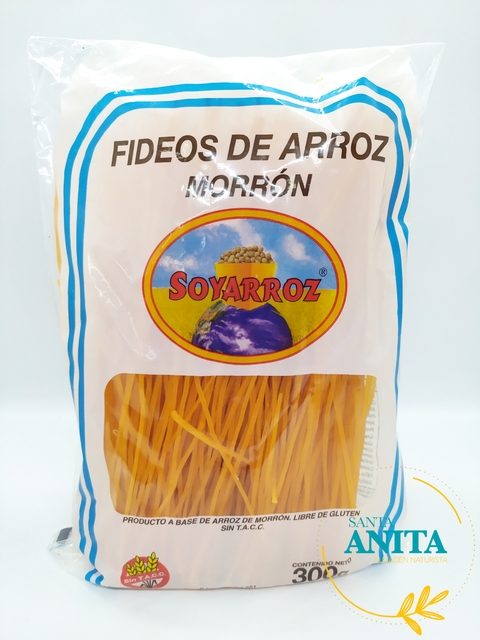 Soyarroz - Fideos de arroz con morrón - 300g