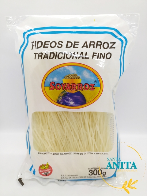 Soyarroz - Fideos de arroz finos - 300g