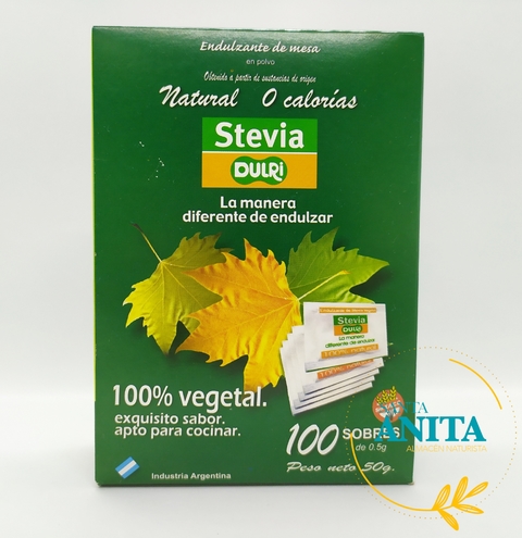 Dulri - Stevia en polvo - 100u