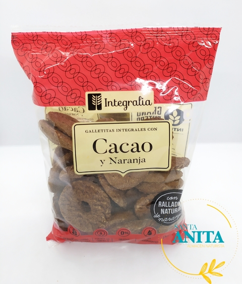 Integralia - Galletittas de cacao y naranja - 220g