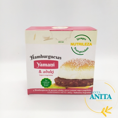 Nutrileza - Hamburguesa de yamaní y aduki - 4 unidades