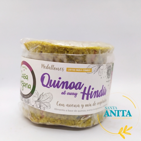 Casa Vegana - Hamburguesas de quinoa al curry - 4u