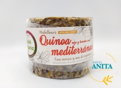 Casa Vegana - Hamburguesas de quinoa mediterránea - 4 unidades
