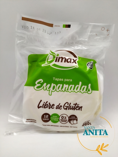 Dimax - Tapas de empanadas - 12u