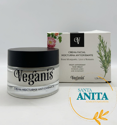 Veganis - Crema facial nocturna antioxidante