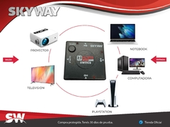 Switch HDMI 3 Entradas X 1 Salida - V1.4 Full Hd 1080p - CO5- SKYWAY - comprar online