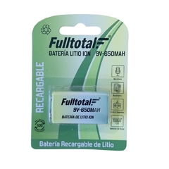 BATERIA 9V 650 MAH RECARGABLE FULLTOTAL