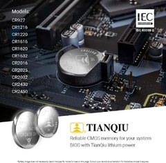 5 X Cr1220 Tianqiu Para Relojes Alarmas Sensores Luces Led - tienda online