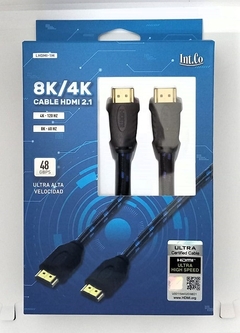 CABLE HDMI 2.1 ULTRA LABEL 8K-48Gbps Mallado 1M CERTIFICADO QR - comprar online