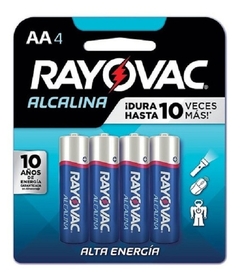 8 Pilas Aa Rayovac Alcalinas Alto Rendimiento