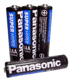 40 Aaa Panasonic Ultra Hyper Carbon Zinc Tubo Cerrado