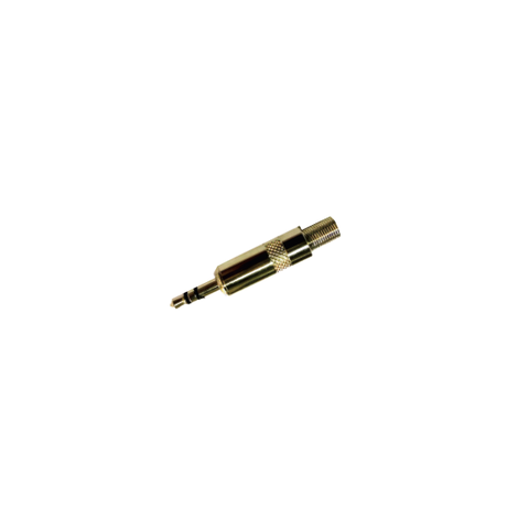 Ficha Conector Mini Plug 3.5 Stereo Metal PREMIUN Con Resorte
