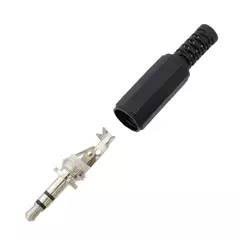 10 Fichas Conector Mini Plug 3.5 Stereo plastico - comprar online