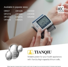5 X Cr2016 Tianqiu Para Relojes Alarmas Sensores Luces Led - comprar online