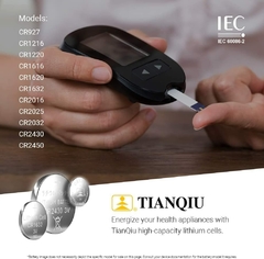 5 X Cr2025 Tianqiu Para Relojes Alarmas Sensores Luces Led - tienda online