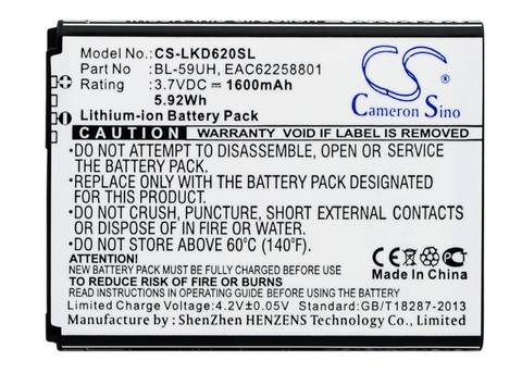 Bateria Bl-59uh P/ LG G2 Mini D320 D620